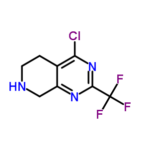 4-Chloro-2-(trifluoromethyl)-5,6,7,8-tetrahydropyrido[3,4-d]pyrimidine Structure,763925-38-8Structure