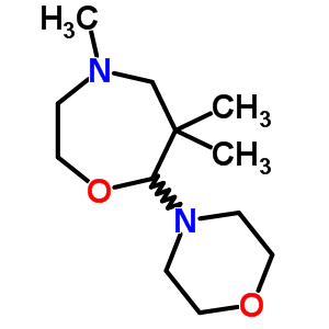 4,6,6-Trimethyl-7-morpholin-4-yl-1,4-oxazepane Structure,76503-76-9Structure