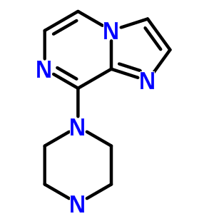 8-(1-Piperazinyl)imidazo[1,2-a]pyrazine Structure,76537-53-6Structure