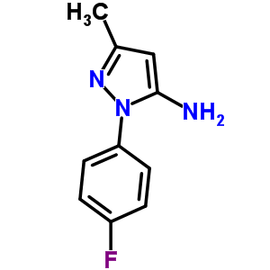 2-(4-Fluoro-phenyl)-5-methyl-2h-pyrazol-3-ylamine Structure,76606-39-8Structure