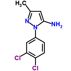 2-(3,4-Dichloro-phenyl)-5-methyl-2h-pyrazol-3-ylamine Structure,76606-68-3Structure