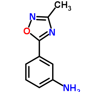 3-(3-Methyl-1,2,4-oxadiazol-5-yl)aniline Structure,76629-35-1Structure