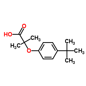 2-[4-(Tert-butyl)phenoxy]-2-methylpropanoic acid Structure,76674-58-3Structure