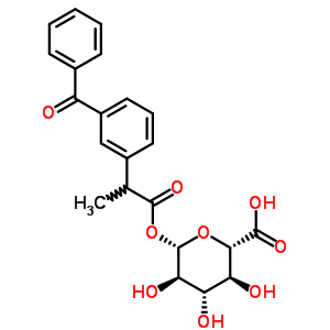 Rac Ketoprofen Acyl-beta-D-Glucuronide Structure,76690-94-3Structure