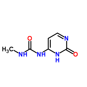 1-Methyl-3-(2-oxo-3h-pyrimidin-4-yl)urea Structure,76692-36-9Structure