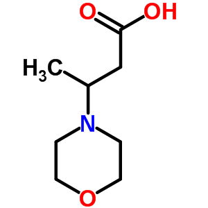 3-Morpholin-4-ylbutanoic acid hydrochloride Structure,767240-85-7Structure