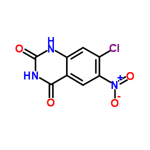 7-Chloro-6-nitro-1h-quinazoline-2,4-dione Structure,76822-66-7Structure