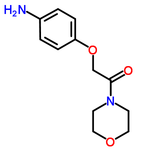 [4-(2-Morpholin-4-yl-2-oxoethoxy)phenyl]amine Structure,76870-09-2Structure