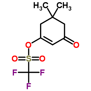 5,5-Dimethyl-3-(trifluoromethylsulfonyloxy)cyclohex-2-en-1-one Structure,76881-19-1Structure