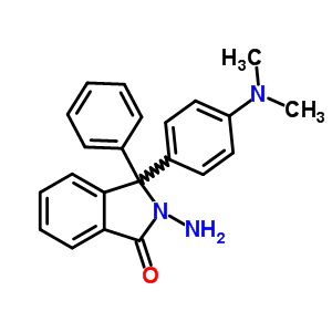 2-Amino-3-(4-dimethylaminophenyl)-3-phenyl-isoindol-1-one Structure,76918-80-4Structure