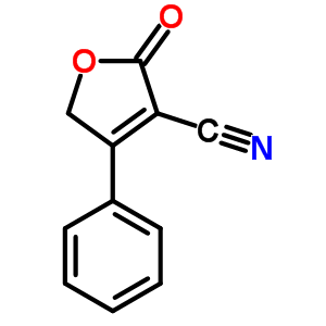 2-Oxo-4-phenyl-2,5-dihydro-3-furancarbonitrile Structure,7692-89-9Structure