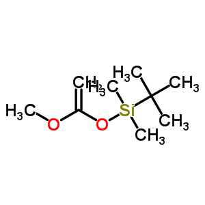 1-(tert-Butyldimethylsilyloxy)-1-methoxyethene Structure,77086-38-5Structure