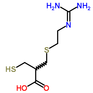 2-[2-(Diaminomethylideneamino)Ethylsulfanylmethyl]-3-Sulfanylpropanoic Acid Structure,77102-28-4Structure