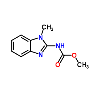 Carbamic acid, (1-methyl-1h-benzimidazol-2-yl)-, methyl ester Structure,77106-42-4Structure