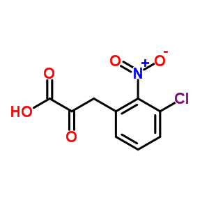 3-(3-Chloro-2-nitro-phenyl)-2-oxo-propanoic acid Structure,77158-85-1Structure