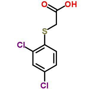 2-(2,4-Dichlorophenylthio)acetic acid Structure,7720-41-4Structure