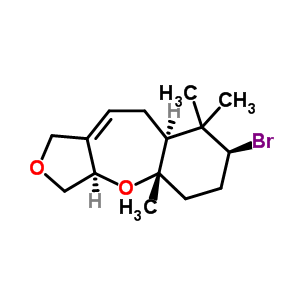 (3Ar)-7α-bromo-1,3,3aβ,4aα,5,6,7,8,8aβ,9-decahydro-4a,8,8-trimethylfuro[3,4-b][1]benzoxepin Structure,77249-86-6Structure