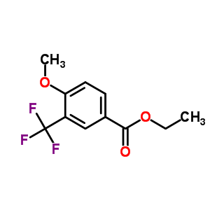 Ethyl 4-methoxy-3-(trifluoromethyl)benzoate Structure,773138-37-7Structure