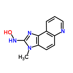 2-Hydroxyamino-3-methyl-3h-imidazo[4,5-f]quinoline Structure,77314-23-9Structure