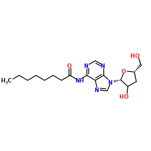 N6-Octanoyl Structure,77378-05-3Structure