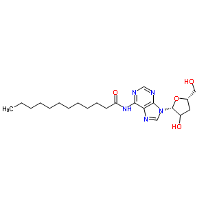 N6-Lauroyl Cordycepin Structure,77378-06-4Structure