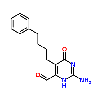 2-Amino-6-oxo-5-(4-phenylbutyl)-3h-pyrimidine-4-carbaldehyde Structure,7752-56-9Structure