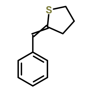 Thiophene,tetrahydro-2-(phenylmethylene)- Structure,77566-20-2Structure