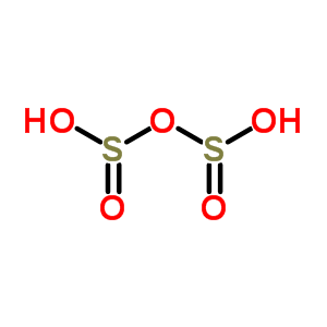 Pyrosulfurous Acid Disodium Salt Structure,7757-74-6Structure