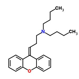 N-butyl-n-(3-xanthen-9-ylidenepropyl)butan-1-amine Structure,7770-24-3Structure