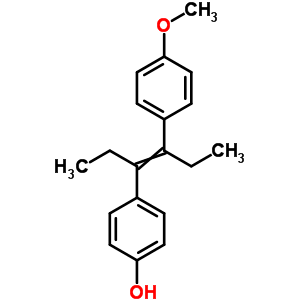 Diethylstilbestrol monomethyl ether Structure,7773-60-6Structure