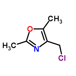 4-(Chloromethyl)-2,5-dimethyl-1,3-oxazole Structure,777823-76-4Structure