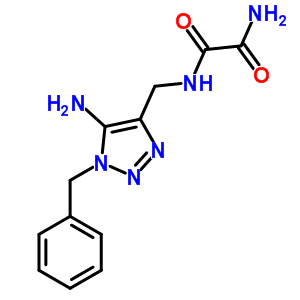 Acetamide, 2-[[ (5-amino-1-phenylmethyl)-1h-1,2, 3-triazol-4-yl]methyl]amino)-2-oxo- Structure,77976-42-2Structure