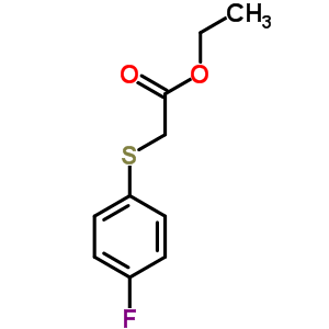 Acetic acid,2-[(4-fluorophenyl)thio]-, ethyl ester Structure,78066-05-4Structure