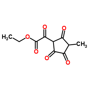 Ethyl (3-methyl-2,4,5-trioxocyclopentyl)(oxo)acetate Structure,781-38-4Structure