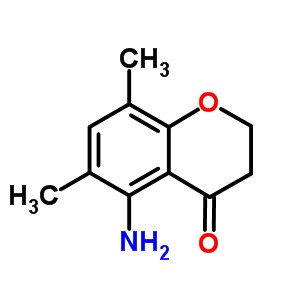 4H-1-benzopyran-4-one,5-amino-2,3-dihydro-6,8-dimethyl- Structure,78105-22-3Structure