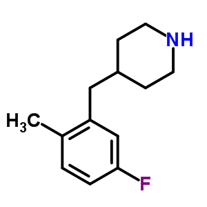 Piperidine, 4-[(5-fluoro-2-methylphenyl)methyl]-(9ci) Structure,782504-69-2Structure