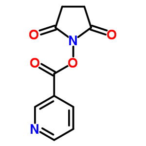 3-Pyridinecarboxylic Acid 2,5-dioxo-1-pyrrolidinyl ester Structure,78348-28-4Structure