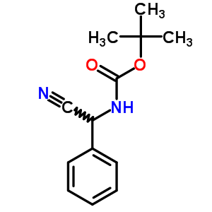 (Cyano-phenyl-methyl)-carbamic acid tert-butyl ester Structure,78558-73-3Structure