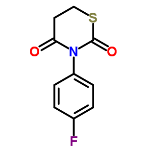 2H-1,3-thiazine-2,4(3h)-dione,3-(4-fluorophenyl)dihydro- Structure,78614-33-2Structure