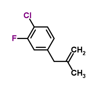 2-Fluoro-4-(2-methylallyl)chlorobenzene Structure,787585-34-6Structure