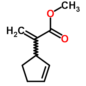 2-Cyclopentene-1-aceticacid, a-methylene-,methyl ester Structure,78804-67-8Structure