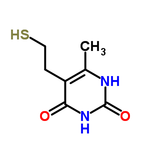 6-Methyl-5-(2-sulfanylethyl)-1h-pyrimidine-2,4-dione Structure,78831-52-4Structure