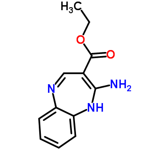 Ethyl 2-imino-2,5-dihydro-1h-1,5-benzodiazepine-3-carboxylate Structure,78842-07-6Structure