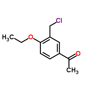 1-(3-Chloromethyl-4-ethoxy-phenyl)-ethanone Structure,78927-73-8Structure