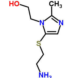 2-[5-(2-Amino-ethylsulfanyl)-2-methyl-imidazol-1-yl]-ethanol Structure,78949-90-3Structure