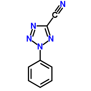 2-Phenyltetrazole-5-carbonitrile Structure,78984-92-6Structure