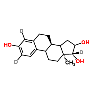 16A-hydroxy-17b-estradiol-2,4,17-d3 Structure,79037-36-8Structure