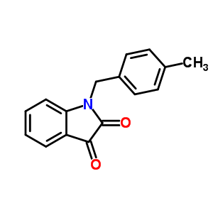 1-(4-Methylbenzyl)-1h-indole-2,3-dione Structure,79183-26-9Structure