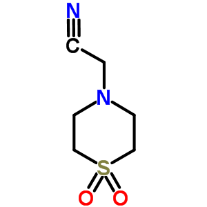 1-(4-Sulfono morpholine)acetonitrile Structure,79207-43-5Structure