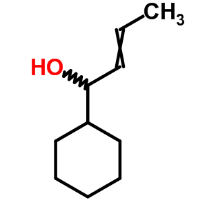 1-Cyclohexyl-2-buten-1-ol Structure,79605-62-2Structure